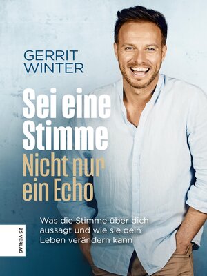 cover image of Sei eine Stimme, nicht nur ein Echo